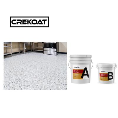 China Escama de epoxy del color del resbalón anti que cubre la capa de epoxy impermeable clara del piso en venta