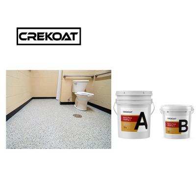 China Low VOC Decorative Epoxy Resin Floor Coating 3mm High Build for sale