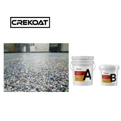 China Polyaspartic Decorative Epoxy Floor Paint Seamless Flake Epoxy Coating for sale