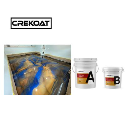 China Seamless UV Resistant Clear Coating /  Epoxy Coating 3mm Cleanable for sale