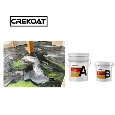China Spray Scratch Resistant Epoxy Coating Odorless High Gloss Resin Coating Hardened for sale