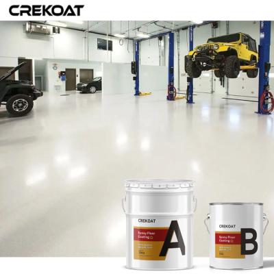 China 2 Pack Epoxy Solvent Based Floor Paint Impact Resistant Epoxy Resin Coating for sale