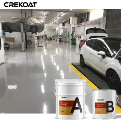 China Seamless Long Lasting Concrete Paint Waterproof Industrial Concrete Flooring System for sale