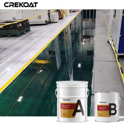 China Anti Static Glossy Concrete Floor Paint Epoxy Resin Flooring Wear Resistant for sale