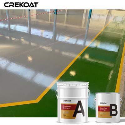 China Seamless Surface Industrial Epoxy Floor Paint Safe And Professional Workspace for sale