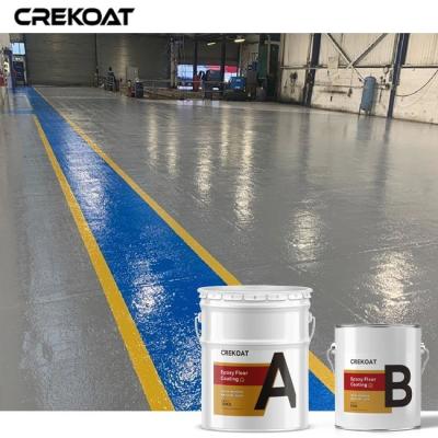 China Quick Drying Water Based Epoxy Floor Coating Rapid Recoat Time High Gloss for sale