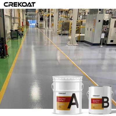 China Seamless Anti Slip Waterborne Epoxy Floor Coating For Food Processing for sale
