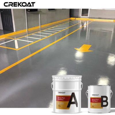 China Commercial Water Based Epoxy Floor Coating For Offices Retail Stores School for sale
