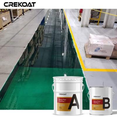 China Low VOC Industrial Floor Paint For Concrete Resist Chemicals for sale