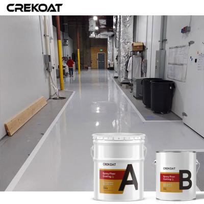 China Fast Track Industrial Epoxy Floor Coating High Gloss For Retail Spaces for sale
