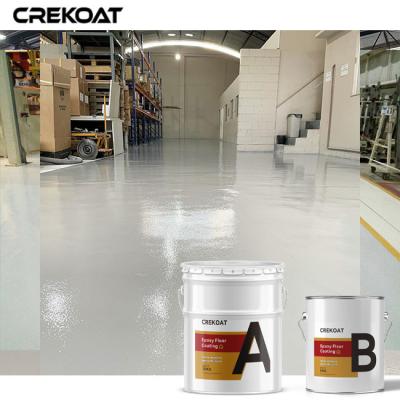 China Hygienic Water Based Epoxy Floor Coating Resistance To UV Radiation for sale