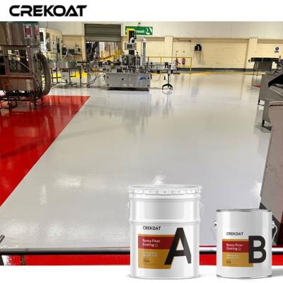 China Fast Curing Non Slip Epoxy Floor Coating Pristine Gloss In Industrial Warehouses for sale