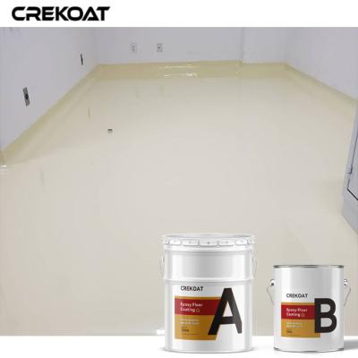 China TDS Odorless Non Slip Epoxy Floor Coating Provides Pleasant Environment for sale