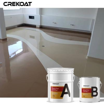 China MSDS Eco - Friendly Water Based Epoxy Floor Coating For Residential for sale