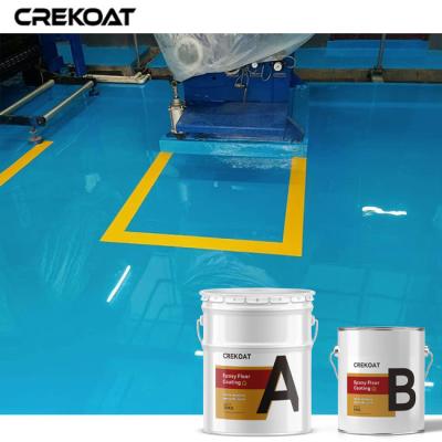 China High Gloss Water Based Epoxy Floor Coating Easy To Maintain And Clean for sale