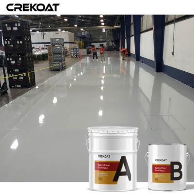 China High Gloss Hard Industrial Epoxy Floor Coating Easy To Apply System for sale