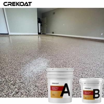 China Decorative Color Flakes Clear Epoxy Resin Coating For Swimming Pool Decks for sale