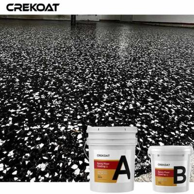 China Flake Epoxy Resin Concrete Paint Anti Slip Protection For Garage Flooring for sale