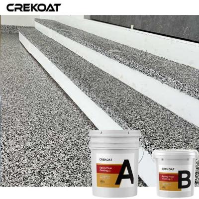 China Two Component Epoxy Multi Flake Coating Fast Drying High Solid Material for sale