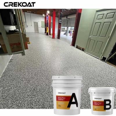 China Solvent Free Epoxy Flake Coating Anti Slip Textures And Unique Designs for sale