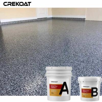 China Unique Decorative Flakes Epoxy Resin Floor Coating For Home And Industrial for sale