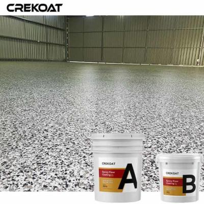 China Safe Flakes Epoxy Resin Floor Coating With Custom Colors And Textures for sale