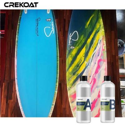 China Carbon Fibers Clear Epoxy Resin Coatings On Wood Surfboard Laminations for sale