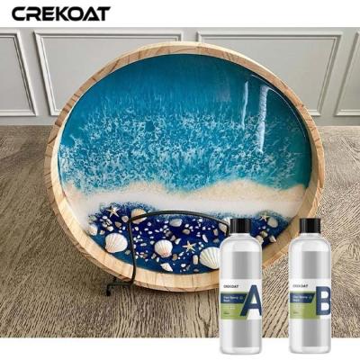Chine Liquid Glass Epoxy Resin Table Easy To Mix Pour Jewelry Crafting à vendre