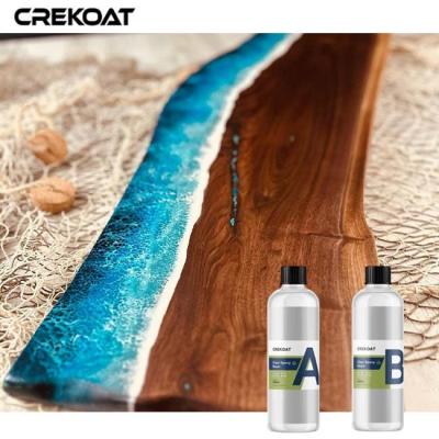 China Universal Clear Epoxy Resin High Gloss Finish For Tabletops Bar Countertops for sale