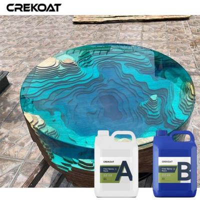 China Art Deep Pour Epoxy Resin Pivotal Role In Crafting Mesmerizing River Tables for sale