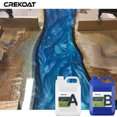 China Self - Leveling High Viscosity Deep Pour Epoxy Resin For Casting Wood Stones for sale