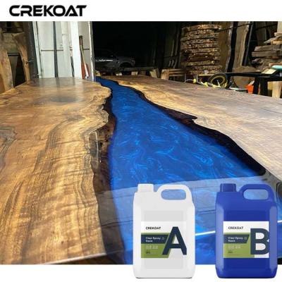 China Live Edge Tables Deep Pour Epoxy Resin Compatible With Pigments for sale