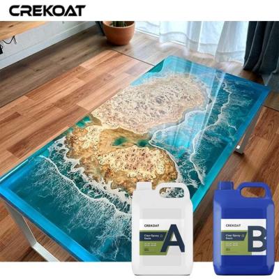 China Casting Clear Deep Pour Epoxy Resin For Wooden Bar Counter Table Tops for sale