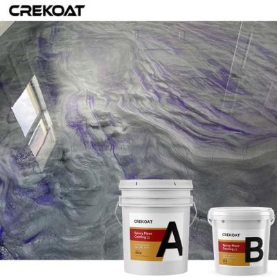 China Marble Granite Look Metallic Epoxy Paint Custom Color Textures for sale