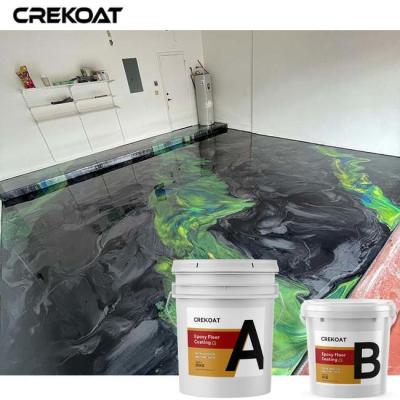China Residential Metallic Floor Coating Long Lasting Resistance To Wear for sale