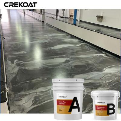 China Gray Metallic Epoxy Floor Coating For Ceramic Tile for sale