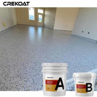 China Rapid Cure Epoxy Flake Floor Coating Minimizes Downtime During Installation for sale