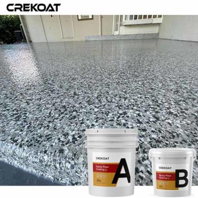 China Seamless Epoxy Multi Flake Coating Against Retail Warehouses Daily Wear for sale