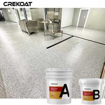 China Fast Curing Epoxy Flake Floor Coating For Commercial Warehouses Garages en venta