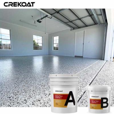 China Hydrophobic Properties Full Broadcast Epoxy Floor Repels Water For Easy Cleaning for sale