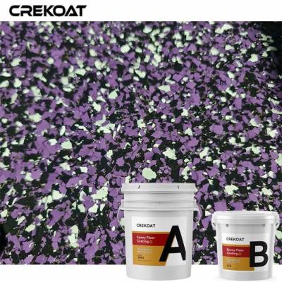 China Anti - Graffiti Epoxy Flake Floor Coating Protects Against Graffiti And Simplifies Cleanup for sale
