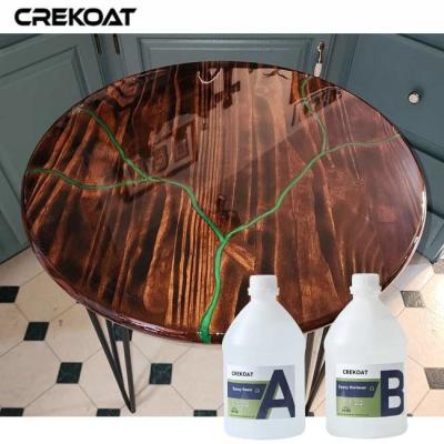 China Moisture Barrier UV Stabilized Resin Clear Tabletop Epoxy For Outdoor Sculptures Transparency for sale