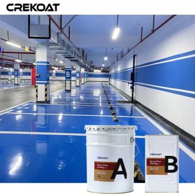 China Concrete Surface Industrial Epoxy Floor Coating For Parking Garages And Airports Te koop