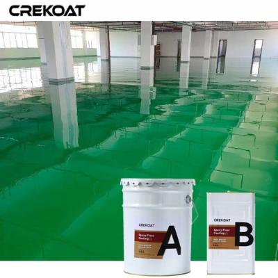China UV Stable Formulations Industrial Epoxy Floor Coating For Patios And Pool Decks Te koop