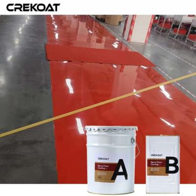 China High Build Industrial Epoxy Floor Coating Can Be Applied In Thick Coats Te koop