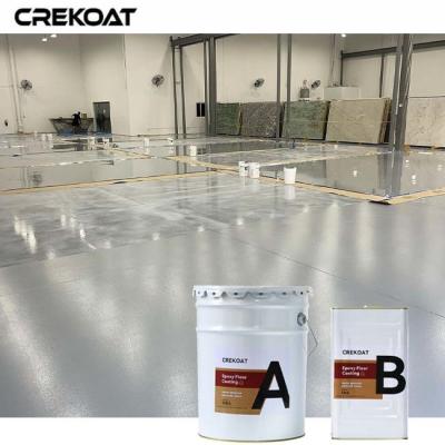 China Moisture Vapor Barrier Industrial Epoxy Floor Coating In Concrete Substrates for sale