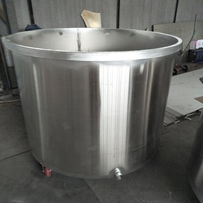 China Big Capacity SS 304 Water Tank STEP Drawing Oil Storage Containers for sale