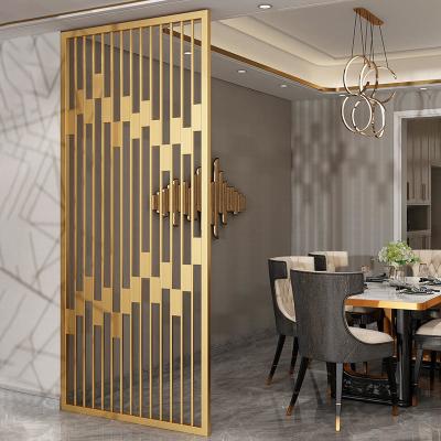 China Home Stainless Steel Wall Divider Decorative Screen Modern Room Partition for sale