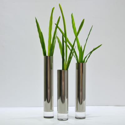 China Stainless Steel Vase for Indoor/Outdoor Gardening à venda
