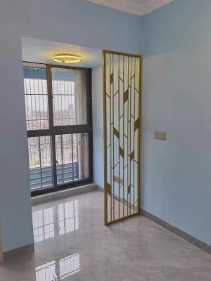 China Zelfinstallatie op het terrein Decoratieve metalen panelen Frame Structure Indoor Metal Divider Te koop